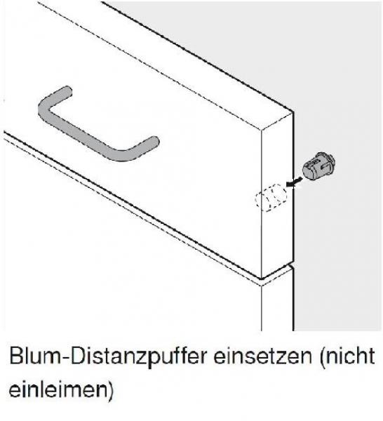 Blum Distanzpuffer, Bohrdurchmesser 5 mm, 993.0530